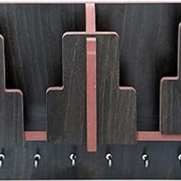 Handmade Wooden Wall Mounted Mobile Stand, Holder for Mobile Phone with Charging Slot (Y32, 2Mob. Stand)-27
