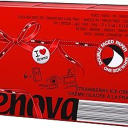 Renova Pocket Tissues - Red , 3 Ply , Double Faced , Delicious Summery Strawberry Ice Cream Scented , First Time In INDIA.-image-99
