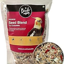 The Birds Company All Life Stages Premium Seed Blend of 9 Grains & Nuts, Fortified with Spirulina & Cuttlefish Bone, Bird Food for Cockatiels, 450 g-picture-22