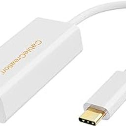 CableCreation USB C to Ethernet Adapter, USB Type C (Thunderbolt 3) to RJ45 Gigabit Ethernet LAN Network Adapter Compatible with Steam Deck, MacBook Pro,MacBook Air,M1/M2,iPad 2022,Galaxy S22 Ultra-0