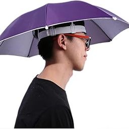 Hat Umbrella For Kids Girls and Boys Purple color Cap Hat Umbrella for Adults,Women,Men (Purple)-32