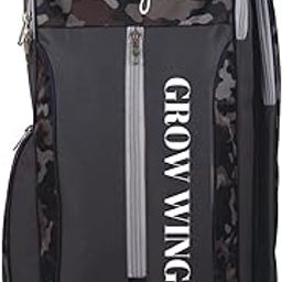 Grow wings Cricket Kit Bag with Special Bat Holder On The Side, Duffle Kit Bag, Backpack, Full Size with Shoulder Straps and Handle for Player-image-27