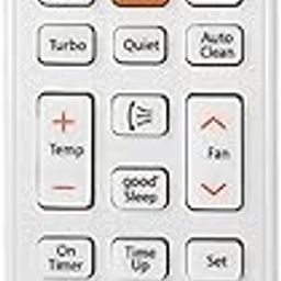 Universal 5 Year Warranty Ac Remote Compatible for Samsung 1.5 Ton Split Ac Remote no 90 (Exactly Same Remote Will Only Work) No. 90, White-4