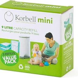 KORBELL Mini Recharge Bleu 9L Pack of 3-24