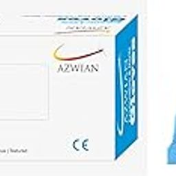 Nitrile Examination Disposable Medical Hand Gloves, Surgical gloves, 100 Pieces Blue Powder Less, Small-26