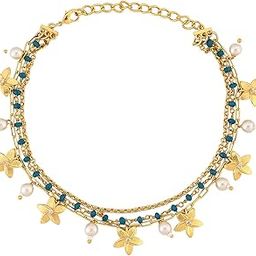 Hawaii Multi-Layered Plumeria Charm Anklet|Anklet For Women|Boho|Vacation|Travel|-image-31