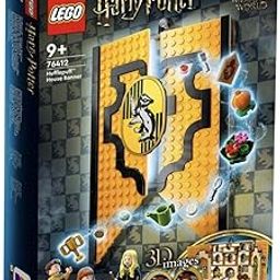 LEGO Harry Potter Hufflepuff House Banner 76412 Building Toy Set (313 Pieces),Multi-image-10