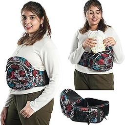 COCOBEE Bumseat Baby Carrier Bag for 0 to 3 Year Baby Carrier, The Safest Hip Seat with Spacious Pockets, Parenthood Just Got Easier with Toddler Carrier, Bum-Zap Freak, Multicolor-image-47