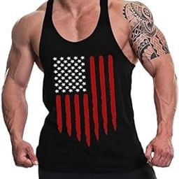 Men's Cotton Printed Sleeveless Racer Back Sports Gym Boxing Workout Activewear Bodybulding Quick Dry Fit Gym Vest Tank Top L2595-image-111