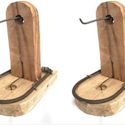 Rat/Mouse Trap Wooden Standard Rat Trap Mouse Catch Easy to Use, Rat Killer for Home Easily Disposable - Pack of 2-image-6