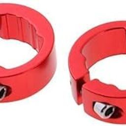 LOOM TREE® 2x2pcs Alloy Bike Handlebar Grip Lock Ring End Locking Ring Red 12mm | Cycling | Bicycle Components & Parts | Handlebar Grips Tape & Pads-picture-9