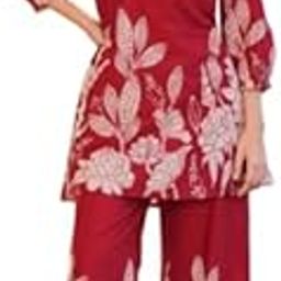 Women's Cotton Red Co-ord Sets-14
