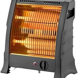 V-Mark Elan - M51 Portable Quartz Heater, Tip Over Switch For Safety, Adjustable Heat Setting - Red/Black-image-72