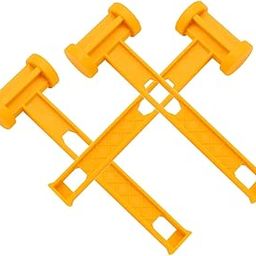 Abaodam Outdoor Camping Hammer 3pcs Plastic Mallet Non-Slip Grip Tent Stake Tool Weatherproof Tear-Resistant Lightweight-image-2