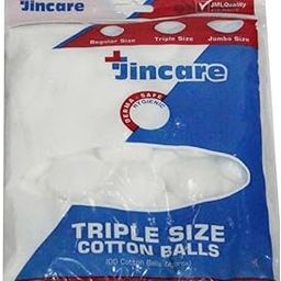 Jincare Derma Safe Hygienic Triple Size Cotton Balls (100 Cotton Balls [Approx])-picture-37