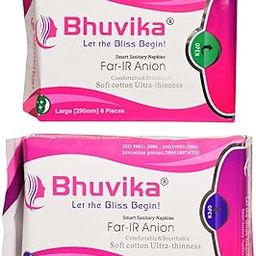 Bhuvika Smart Sanitary Napkins for women Combo Pack(290mm(8 pads), 360mm(6 pads)) (1)-image-16