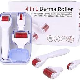 Forug Derma Roller Kit, 4-in-1 Titanium Microneedling Set, 0.25mm-0.3mm, 5 Replaceable Heads-image-25