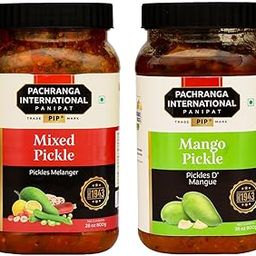 Pachranga's 2 in 1 Pickle Combo : Mixed Pickle 800gm, Mango Pickle (800gm)-image-43