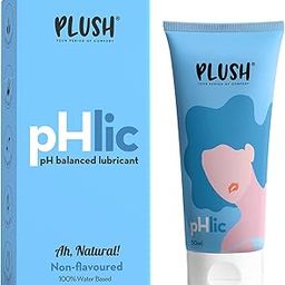 Plush pHlic Aloe Infused Personal Lubricant For Men & Women- Unflavoured, 50ml | Skin Friendly pH Balanced Lube Helps Prevents Dryness | Easy To Wash Off & Convenient For Use-26