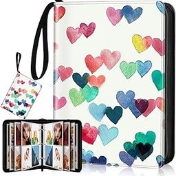 HASTHIP® Instant Photo Album Collectible Cards Binder Album with 200-Compartment Binder,2.68x3.54 Inch Photos Portable for Mini Instax Films-26