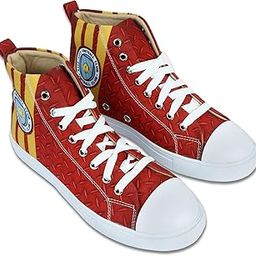 Men's Artistic High Ankle Canvas Sneakers-49