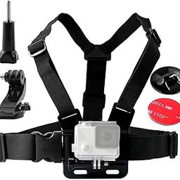 Quikprof Handlebar Plastic Adjustable Chest Strap Mount Body Belt Harness for Hero, YiCam & Other Action Cameras - Black (1 Year Warranty)-2