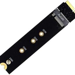 RuhZa M.2 NGFF SATA to A1465 A1466 (2012 Year ONLY) Adapter for MacBook Air SSD, HDD Hard Disk Drive Converter Card Support 2230 2242 2260 2280 SSD-21