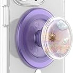 PopSockets Tidepool Phone Grip with Expanding Kickstand, Compatible with MagSafe®, Magnetic Ring for iPhone and Android Included, Phone Holder, Wireless Charging Compatible - Tidepool Dreamy Whirl-75