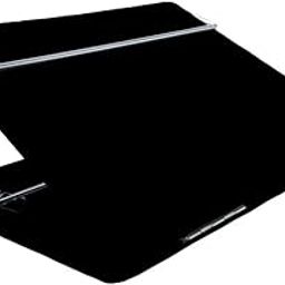 Writing Table Top Elevator Writing Desktop Laptop Stand Small Size(12X16-Inch) 7mm Black Smoke Colour (P.S Sheet) with Height Adjustable.-37
