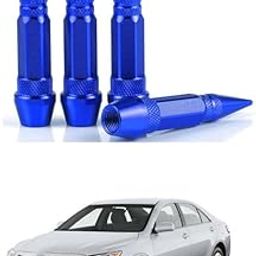 LOVMOTO 4PCS Spiked Shape Tire Valve Stem Caps, Aluminum Car Air Stem Cap, Universal Tire Valve Stem Covers for Cars, SUV, Trucks, Bikes, Motorcycles Comfortable with Ca-mry-image-93