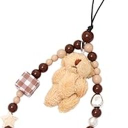 CALANDIS™ Mobile Phone Charm Lanyard Phone Keychain Decoration Handbag Chain Universal Brown | Straps & Charms | Cell Phone Accessories-image-17