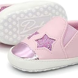 Jazzy Pearls®Unisex Baby Crib Shoes Cute Stars Soft Sole Comfort Prewalker Shoes L Pink|Clothing Shoes & Accessories | Baby & Toddler Clothing | Baby Shoes|1 Pair Baby Shoes-image-15