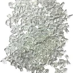Firepit Clear Crushed Glass Crystals- 4-6mm Stones for Resin Art, vase fillers, Candle Holders, Crafts- Various Quantities (500gm Pack)-image-83