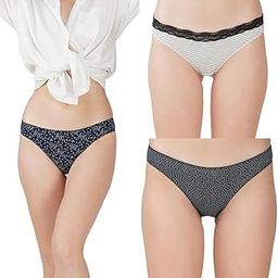 Women?s Premium Cotton Panties | Antimicrobial & Breathable | Everyday Comfort with Amazing Fit | Soft Fabric Innerwear for All-Day Freshness & Hygiene | Bikini | Pack of 3 |-picture-36