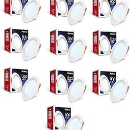 Goldmedal LIGO 5W LED Round with 3-inch Concealed Junction Box Downlight - Cool Daylight(6500K) | Pack of 10 | for Low Ceiling Areas |Cut-Out: Ø3 inch | 80 Lumens per Watt | for Indoor Application-15