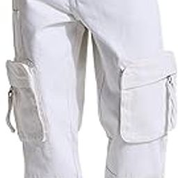 Men Jeans | Baggy Fit with Mid Rise & Wide-Leg Design | 100% Cotton Woven Fabric with Light Fading | Casual & Streetwear Style for Summer Comfort-image-66