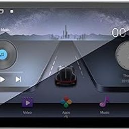 Auto Snap 9 Touch Screen Double Din Player Android 12 Gorilla Glass IPS Display Car Stereo 2GB Ram/32GB ROM with Navigation/Mirror Link Steering Wheel Control-1