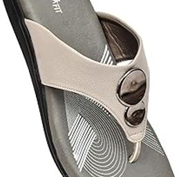 EXTRA SOFT Women's Comfortable Memory Foam Doctor Slippers/Flip-Flops|Fashionable Casual & Stylish|Lightweight & Breathable|Outdoor Synthetic Casual Chappals Sandals Ladies & Girls HF22-image-31
