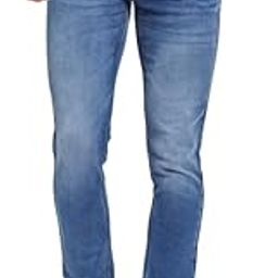 Men Straight Fit Light Fade Stretchable Jeans-picture-0
