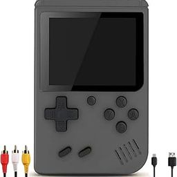 Storio Rechargeable Pocket Video Game for Kids 400 in 1 Retro Game Box Console Handheld Game Box with TV Output - Black-27