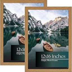 Abhikalpya Art Studio 12x16 Inch Acrylic Photo Frame – Teak Brown Wall Picture Frame with Clear Acrylic Front, Horizontal & Vertical Hanging for Posters, Certificates, Art, and Photos (Pack of 2)-image-64