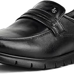 louis stitch Leather Shoes for Men | Lightweight Men’s Formal Shoes | Comfortable Slip-On Moccasins | LSLXMCPL-picture-4