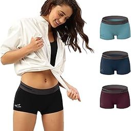 Women's Underwear Antibacterial Micromodal Airsoft | Boy Shorts | Soft Breathable & Moisture-Wicking Innerwear for Ultimate Comfort | No Chafing No Itching Flexible Fit (Pack of 4)-image-13