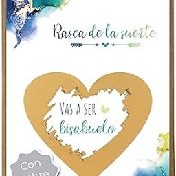 Joli Coon Scratch off card Vas a ser bisabuelo - with envelope - Anunciar embarazo bisabuelo-image-77