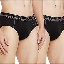 US14 Men's Super Combed Cotton Solid Brief with Ultrasoft Waistband (Pack of 2)-24