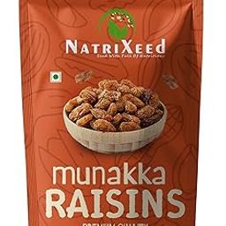 NatriXeed Munakka | Raisins | Nutritious| Rich in Iron | Tasty & Healthy Nuts Dry Fruits | Rich in Protein (1kg)-image-24