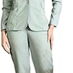 Women's Velvet Formal Printed Full Sleeve Collared Top and Pant Set with Blazer | Co-ords Set for Women-50