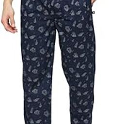 Men's Relax Wear Printed Cotton Pyjama | Stretchable | Elasticated waistband | Side pockets | Lounge wear for Men-image-37