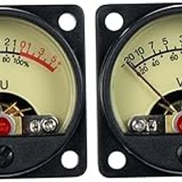 The Style Sutra 2xHigh Precision Panel Meter VU Audio Level Amp with Warm Back Light Black|Business & Industrial | Electrical & Test Equipment | Test, Measurement & Inspection-18