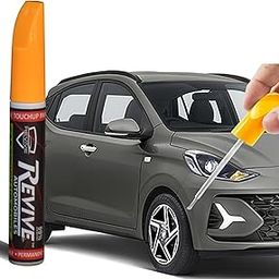 Revive touchup paint pen compatible with Hyundai Grand i10 Nios colors, factory Quality & matched 2K paint (Amazon Grey (A5G))-25